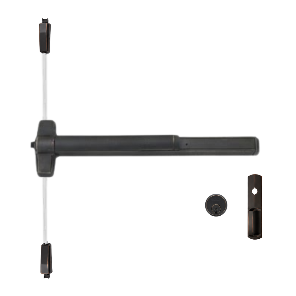 Von Duprin 9857NL-OP/9957NL-OP - Night Latch, Optional Pull Surface Three Point Latch Device