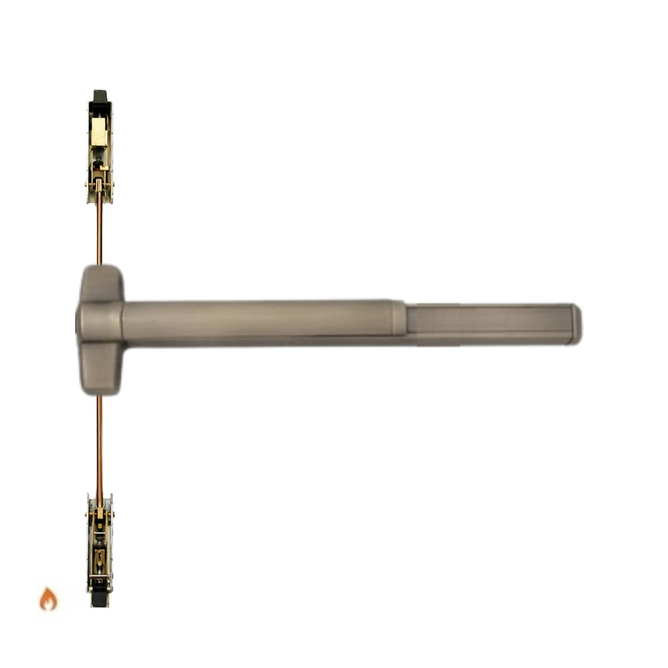 Von Duprin 9847EOF/9947EOF - Exit Only Concealed Vertical Rod Device - Fire Rated