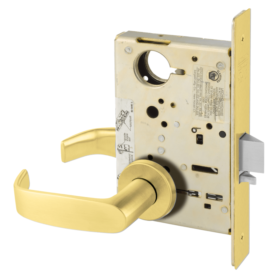 Sargent 8295 Single Dummy Trim with Lockbody, Non-Keyed Heavy Duty Mortise Lock, Grade 1