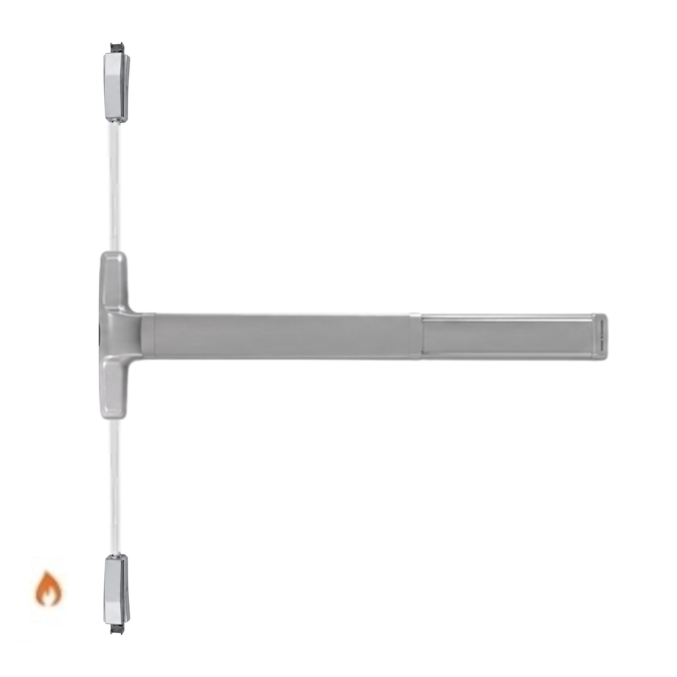 Von Duprin 3327A-EO-F/3527A-EO-F - Exit Only Surface Vertical Rod Device - Fire Rated