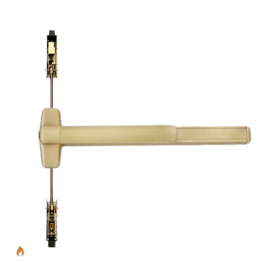 Von Duprin 9847EOF/9947EOF - Exit Only Concealed Vertical Rod Device - Fire Rated