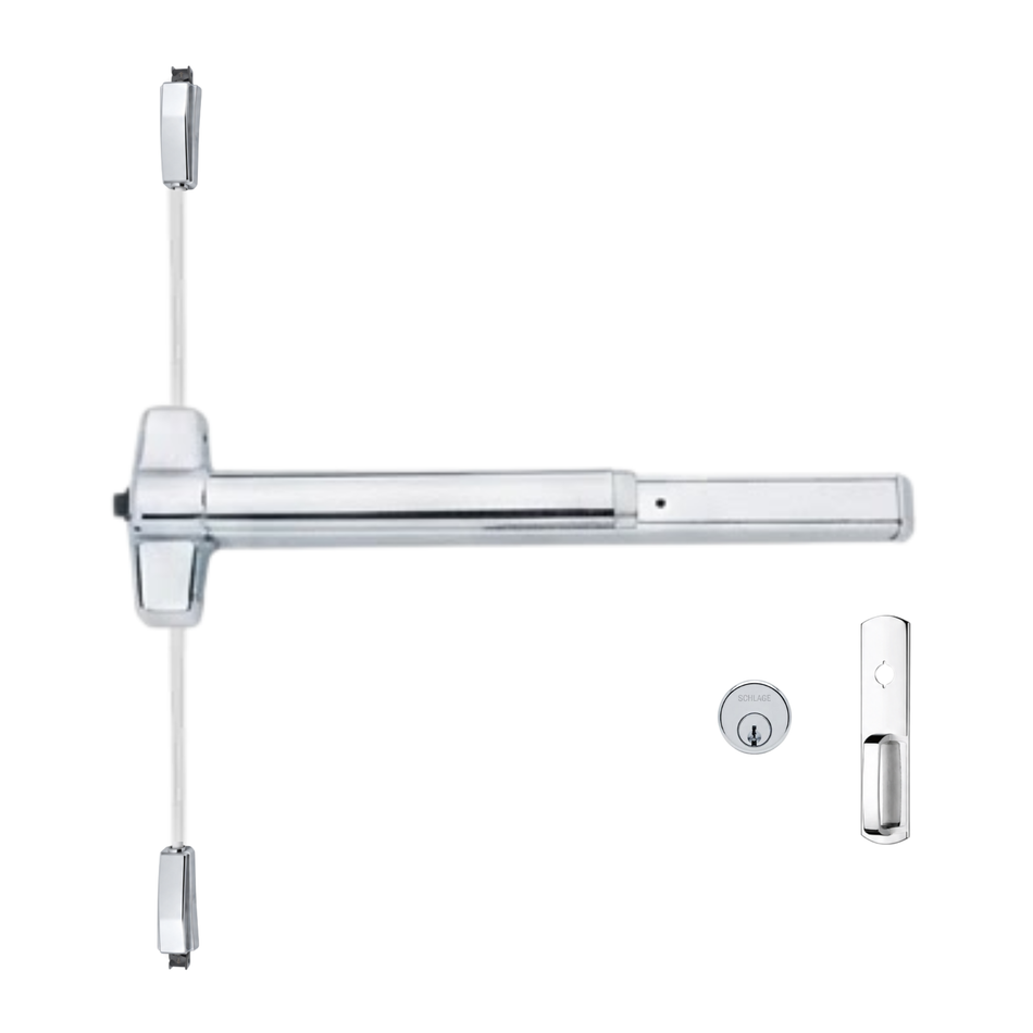 Von Duprin 9857NL-OP/9957NL-OP - Night Latch, Optional Pull Surface Three Point Latch Device