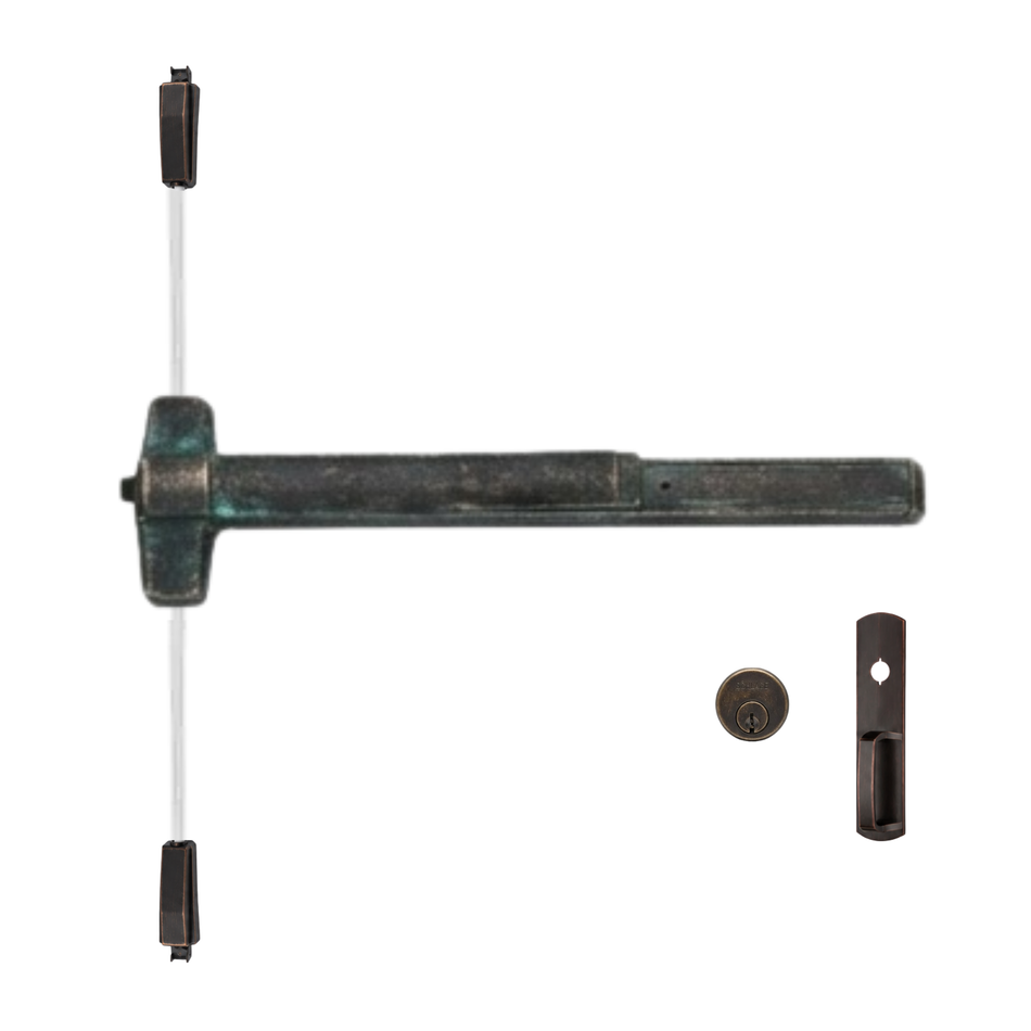 Von Duprin 9857NL-OP/9957NL-OP - Night Latch, Optional Pull Surface Three Point Latch Device