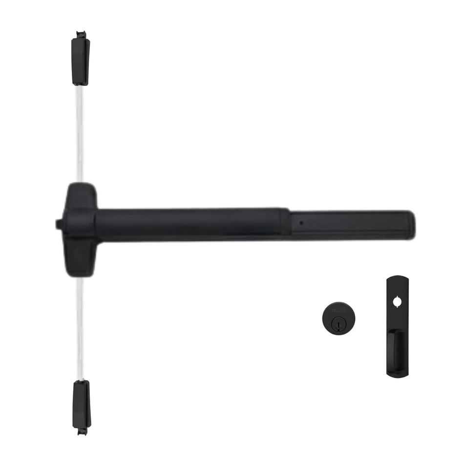 Von Duprin 9857NL-OP/9957NL-OP - Night Latch, Optional Pull Surface Three Point Latch Device