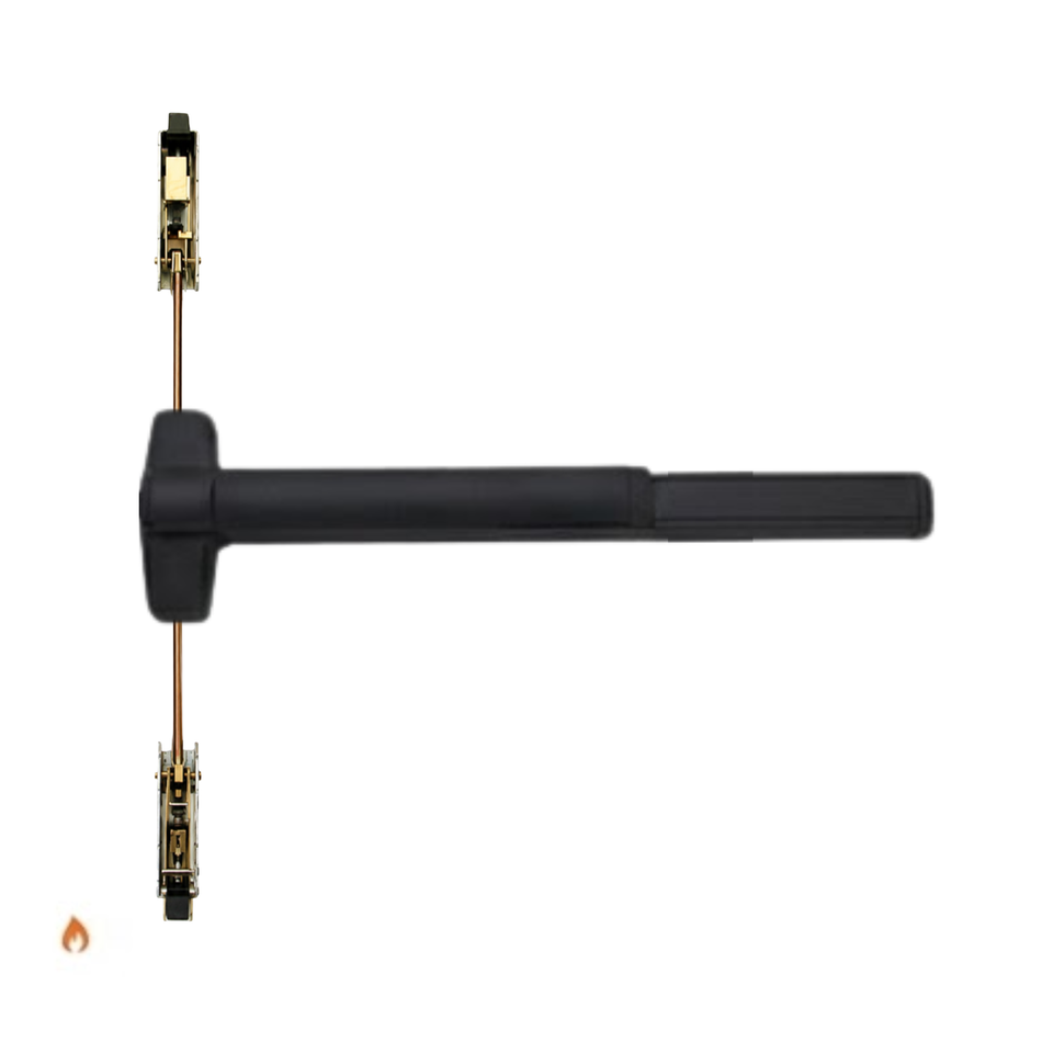 Von Duprin 9847EOF/9947EOF - Exit Only Concealed Vertical Rod Device - Fire Rated