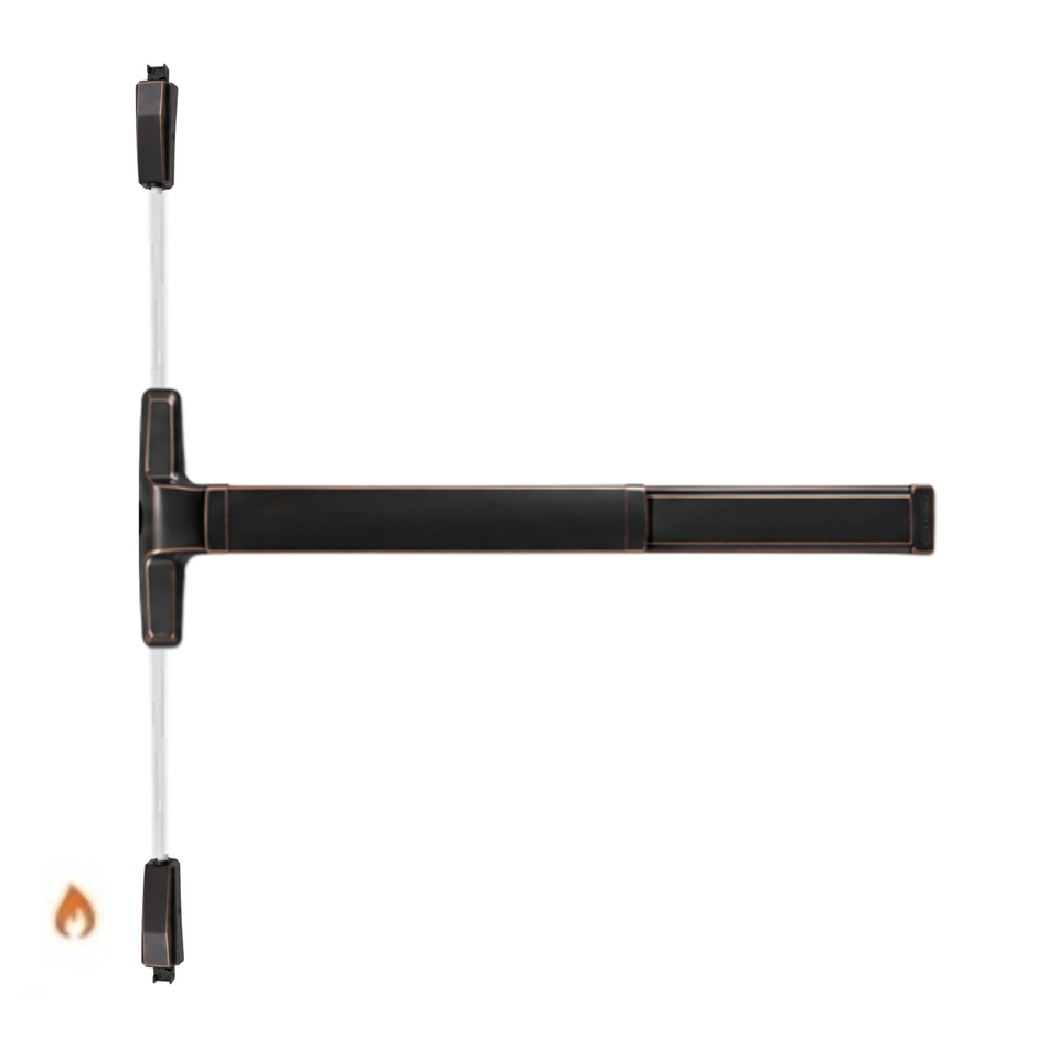 Von Duprin 3327A-EO-F/3527A-EO-F - Exit Only Surface Vertical Rod Device - Fire Rated