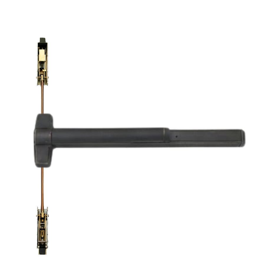 Von Duprin 9847WDC-EO/9947WDC-EO - Exit Only Wood Door Concealed Vertical Rod Device
