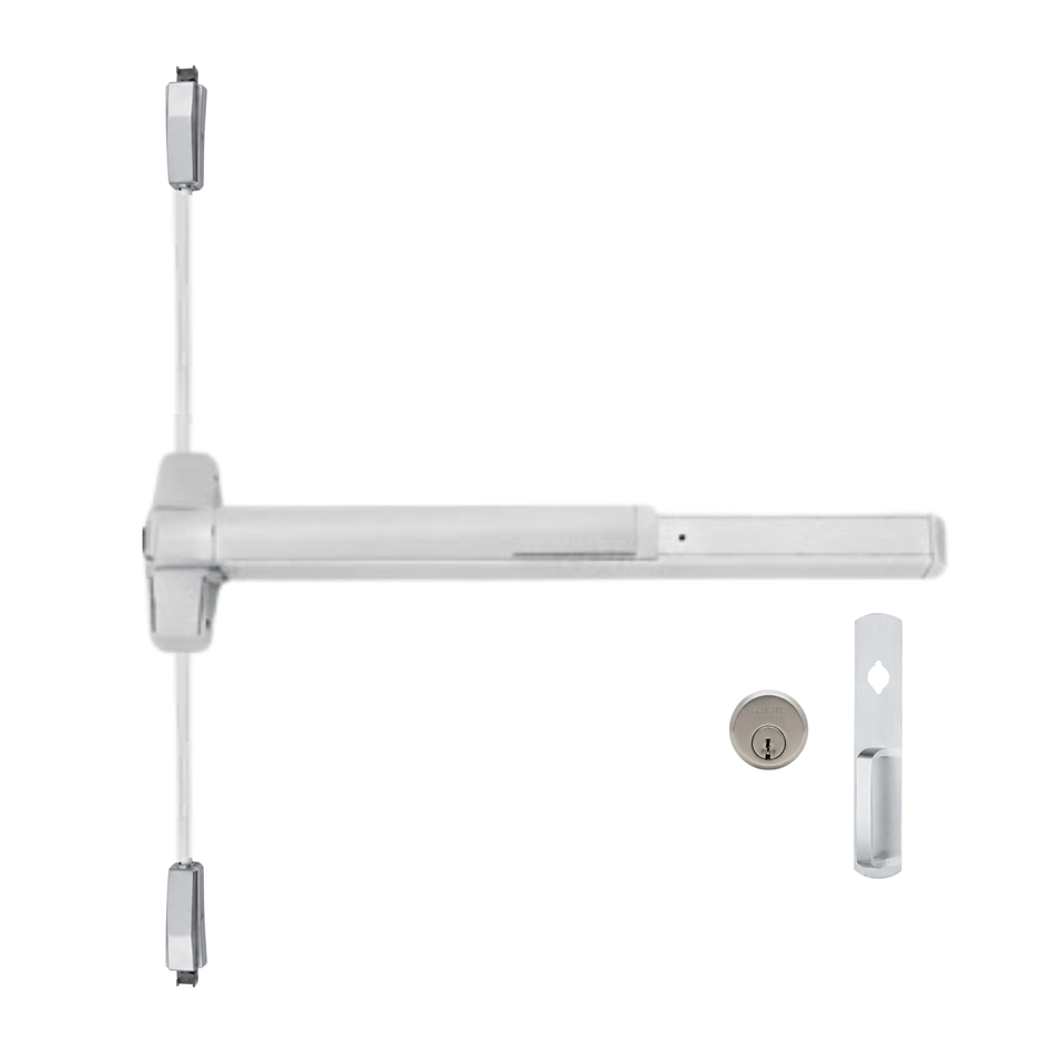 Von Duprin 9827NL-OP/9927NL-OP - Night Latch, Optional Pull Surface Vertical Rod Device