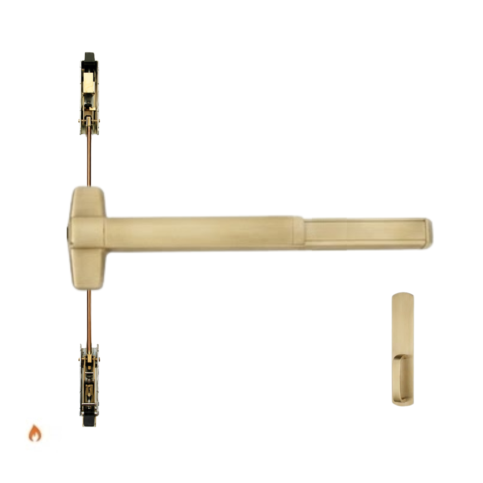 Von Duprin 9847DTF/9947DTF - Dummy Trim Concealed Vertical Rod Device - Fire Rated