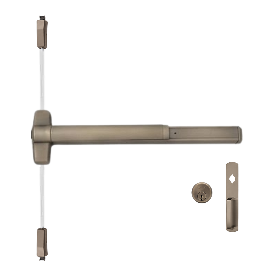 Von Duprin 9827NL-OP/9927NL-OP - Night Latch, Optional Pull Surface Vertical Rod Device