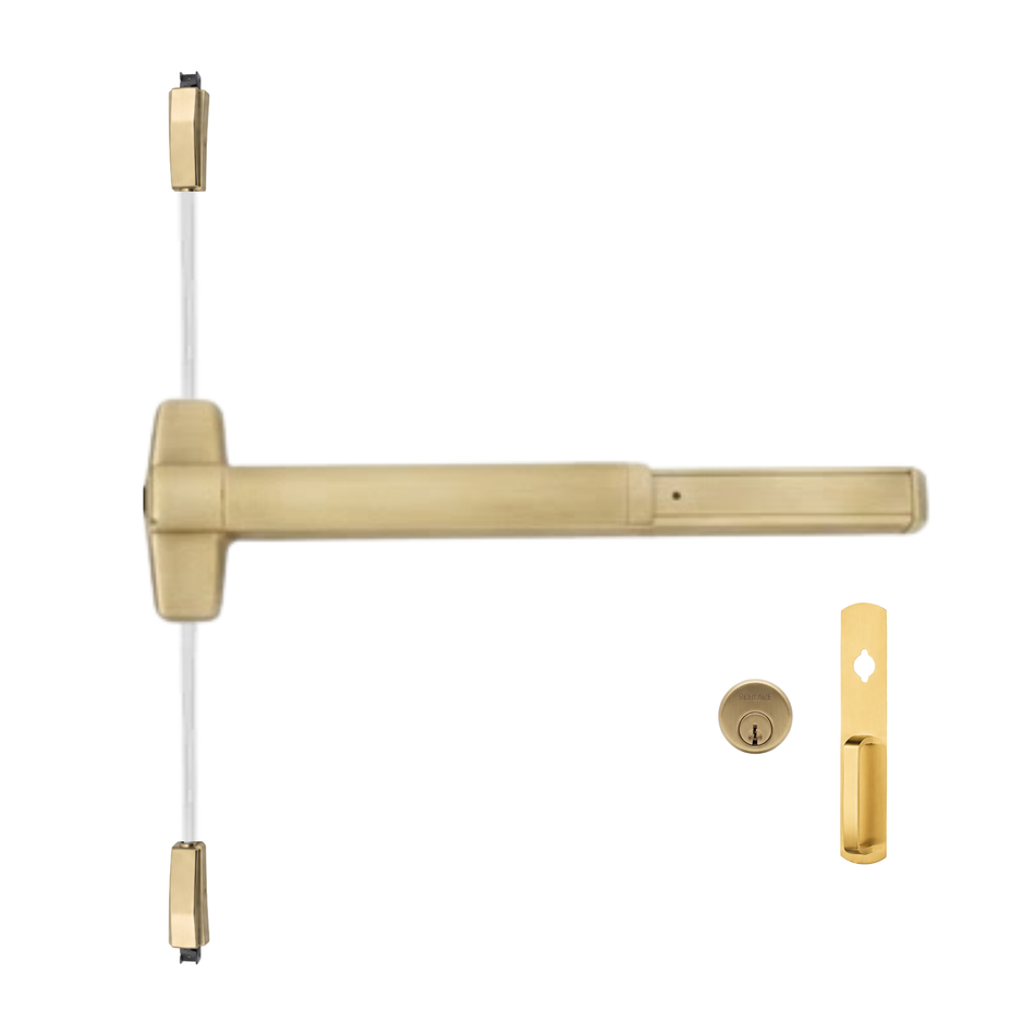 Von Duprin 9827NL-OP/9927NL-OP - Night Latch, Optional Pull Surface Vertical Rod Device