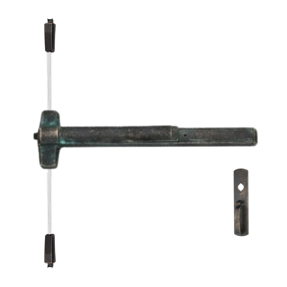 Von Duprin 9857TP/9957TP - Thumbpiece Surface Three Point Latch Device