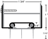 NGP 35ET Thermoplastic Door Shoe