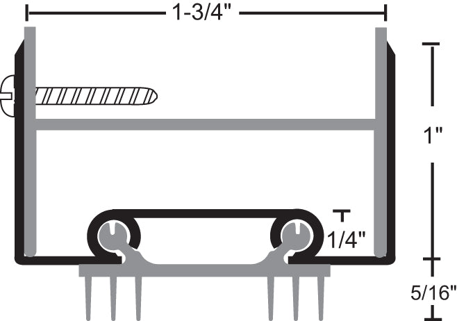 NGP 35ET6 Thermoplastic Door Shoe