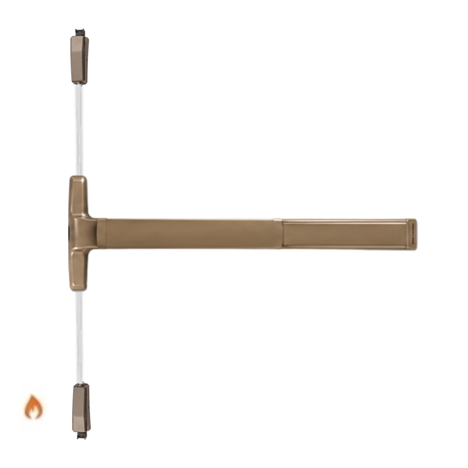 Von Duprin 3327A-EO-F/3527A-EO-F - Exit Only Surface Vertical Rod Device - Fire Rated