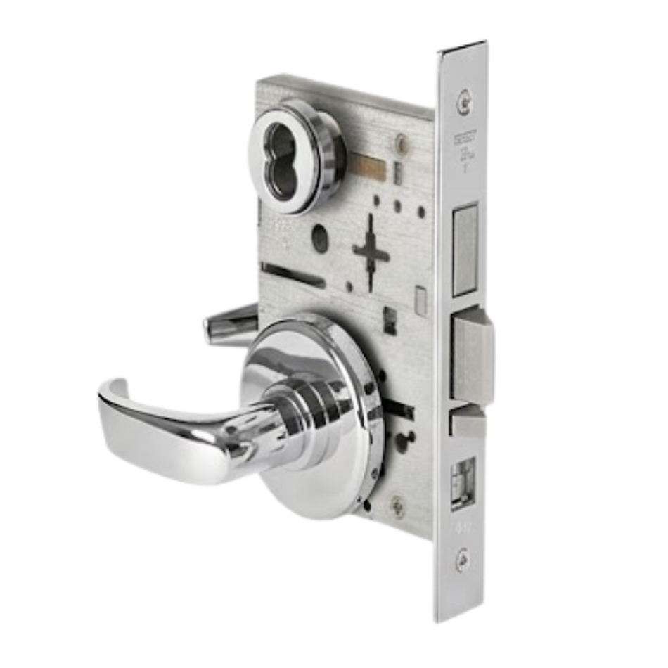 45H-7-AB Office Deadbolt Function Mortise Lock Single Keyed