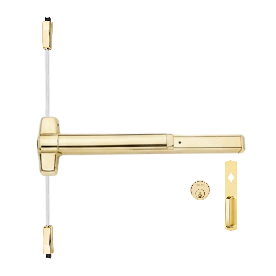 Von Duprin 9827NL-OP/9927NL-OP - Night Latch, Optional Pull Surface Vertical Rod Device