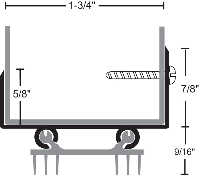 NGP 36ET6 Thermoplastic Door Shoe