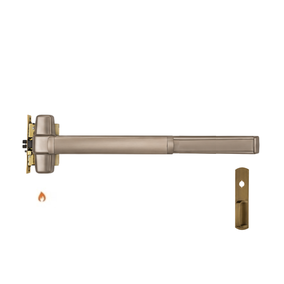Von Duprin 9875NL-F/9975NL-F - Night Latch Mortise Lock Device - Fire Rated