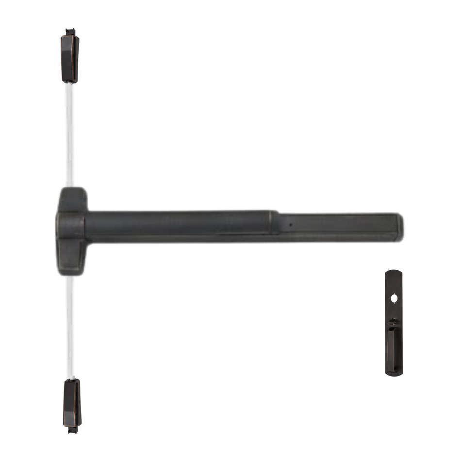Von Duprin 9827TP/9927TP - Thumbpiece Surface Vertical Rod Device