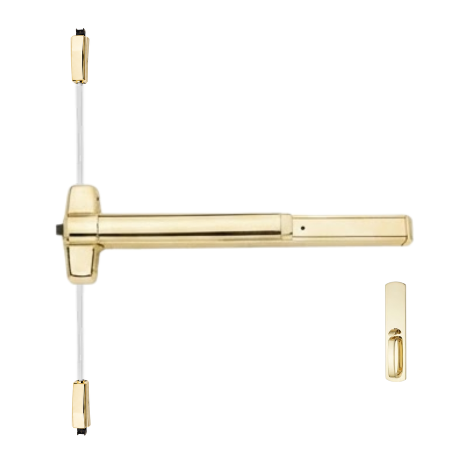 Von Duprin 9857TP-BE/9957TP-BE - Thumbpiece, Blank Escutcheon Surface Three Point Latch Device