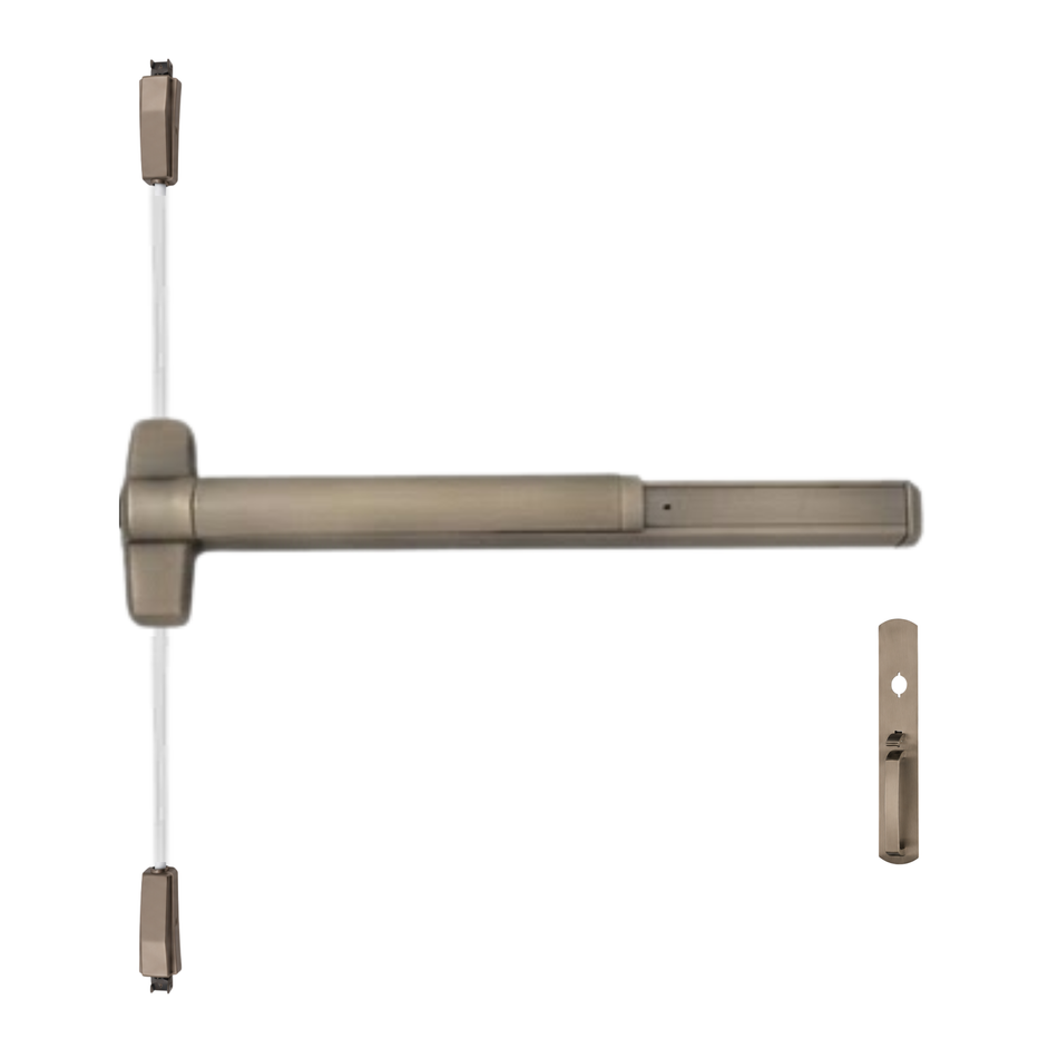 Von Duprin 9827TP/9927TP - Thumbpiece Surface Vertical Rod Device