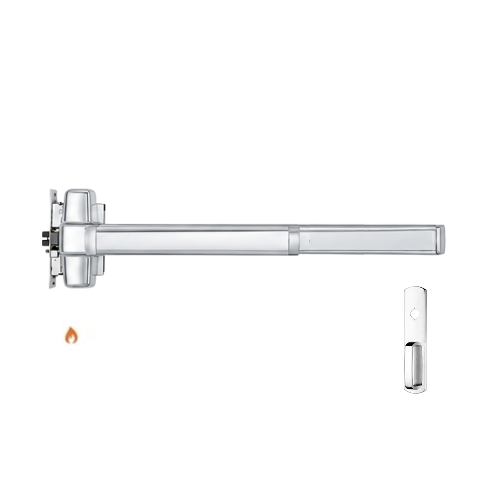 Von Duprin 9875NL-F/9975NL-F - Night Latch Mortise Lock Device - Fire Rated