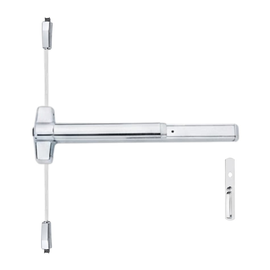 Von Duprin 9827TP/9927TP - Thumbpiece Surface Vertical Rod Device