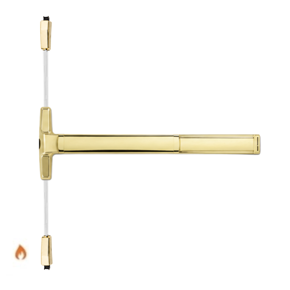 Von Duprin 3327A-EO-F/3527A-EO-F - Exit Only Surface Vertical Rod Device - Fire Rated