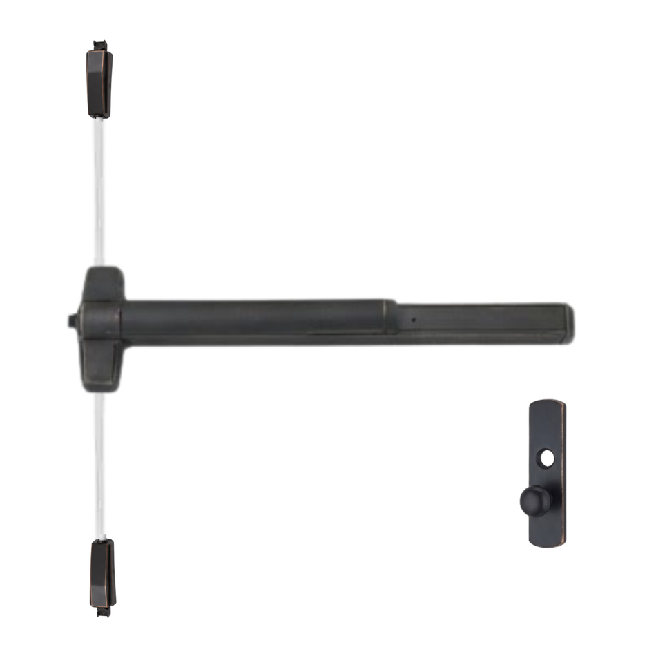 Von Duprin 9857K/9957K - Knob Surface Three Point Latch Device