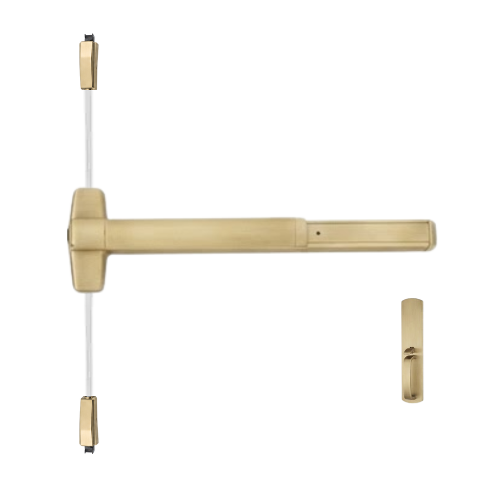 Von Duprin 9827TP-BE/9927TP-BE - Thumbpiece, Blank Escutcheon Surface Vertical Rod Device