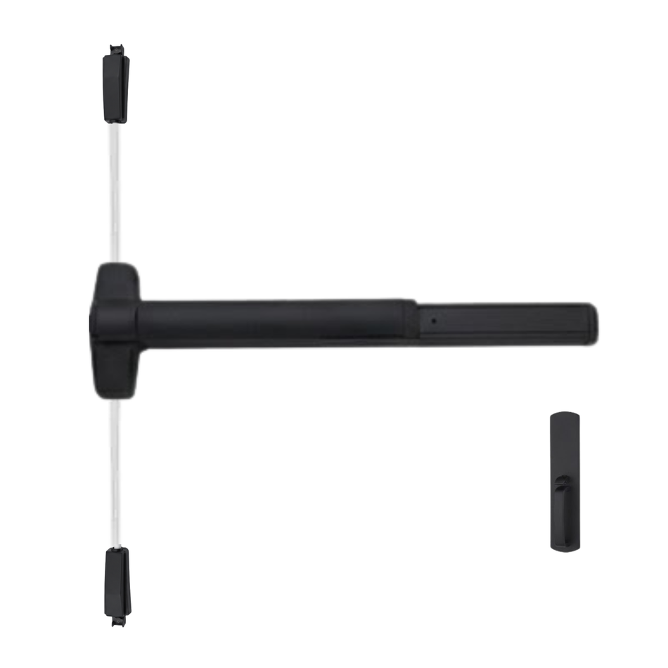 Von Duprin 9827TP-BE/9927TP-BE - Thumbpiece, Blank Escutcheon Surface Vertical Rod Device