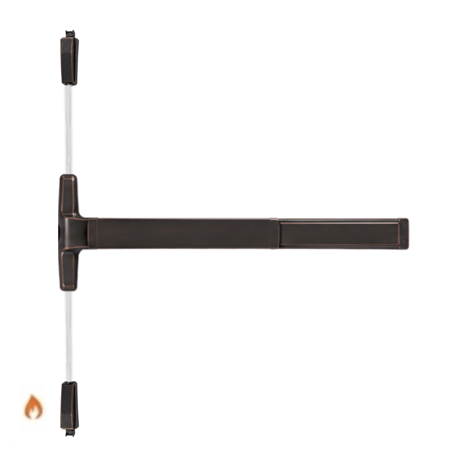 Von Duprin 3327A-EO-F/3527A-EO-F - Exit Only Surface Vertical Rod Device - Fire Rated