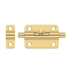 Deltana 3BB 3" Solid Brass Barrel Bolt with Matching Screws