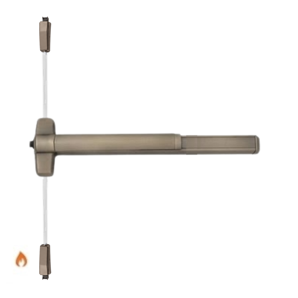 Von Duprin 9857EO-F/9957EO-F - Exit Only Surface Three Point Latch Device - Fire Rated