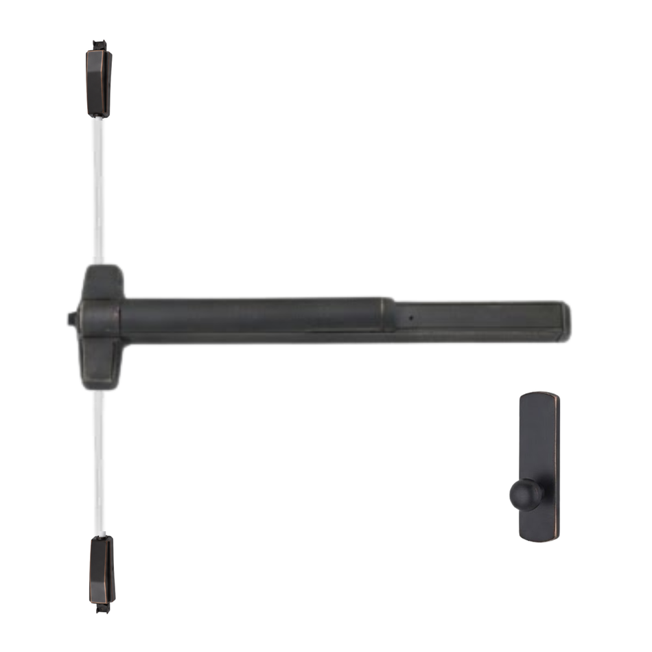 Von Duprin 9857K-BE/9957K-BE - Knob,Blank Escutcheon Surface Three Point Latch Device