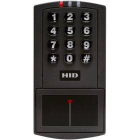 HID 4045CGNU0 Entry Prox Stand-Alone, Single Door Keypad And Proximity Reader, Configurable to be Used With on Line System, Any Format up to 37 Bit, Batch Load up to 2000 26 Bit Cards, Gray