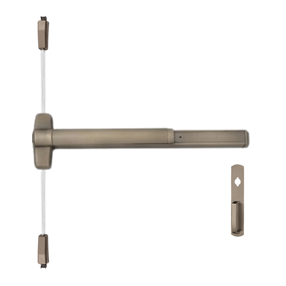 Von Duprin 9827NL/9927NL - Night Latch Surface Vertical Rod Device