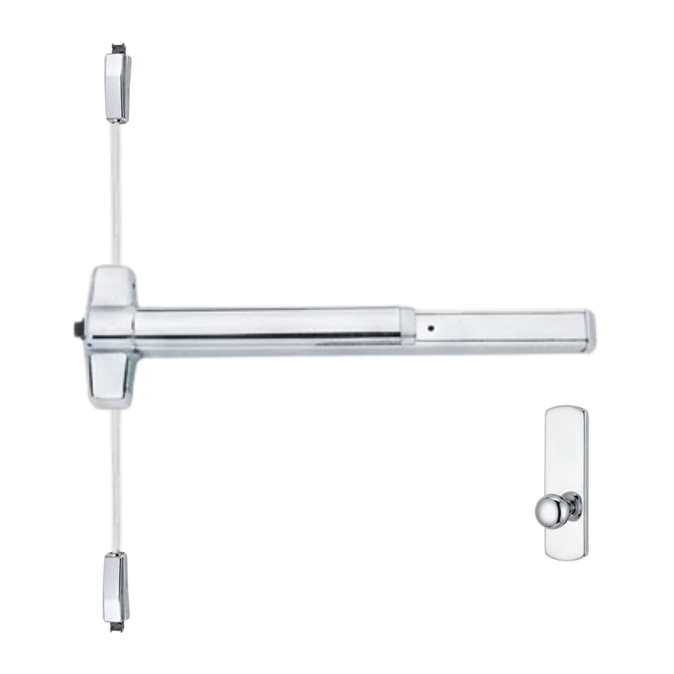 Von Duprin 9857K-BE/9957K-BE - Knob,Blank Escutcheon Surface Three Point Latch Device