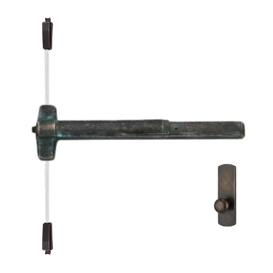 Von Duprin 9857K-BE/9957K-BE - Knob,Blank Escutcheon Surface Three Point Latch Device