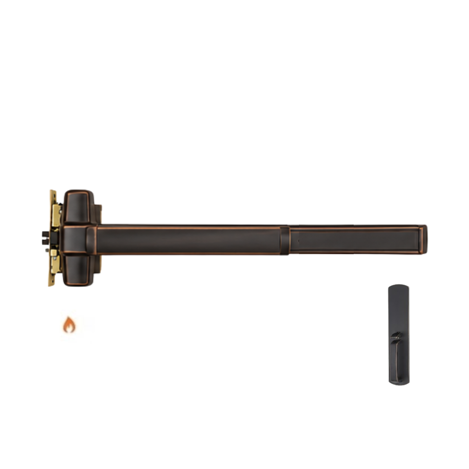 Von Duprin 9875TP-BE-F/9975TP-BE-F - Thumbpiece, Blank Escutcheon Mortise Lock Device - Fire Rated
