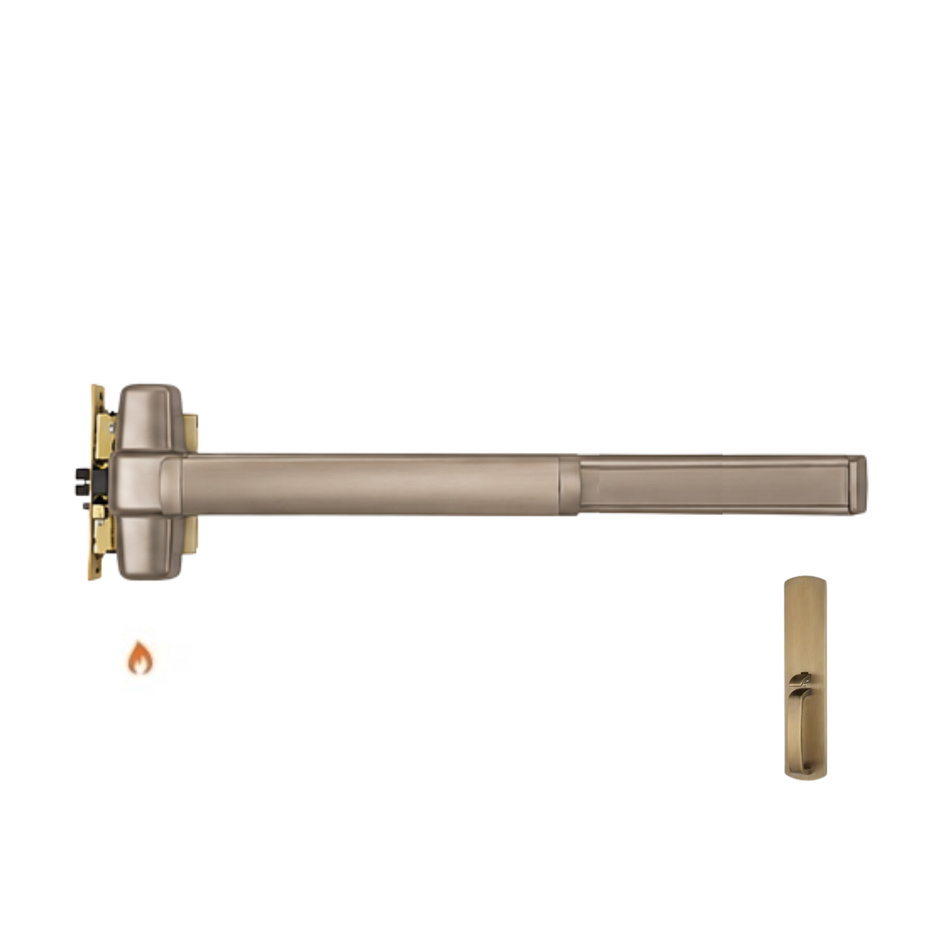 Von Duprin 9875TP-BE-F/9975TP-BE-F - Thumbpiece, Blank Escutcheon Mortise Lock Device - Fire Rated