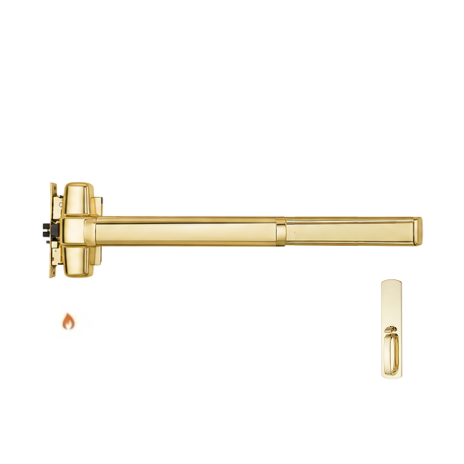 Von Duprin 9875TP-BE-F/9975TP-BE-F - Thumbpiece, Blank Escutcheon Mortise Lock Device - Fire Rated