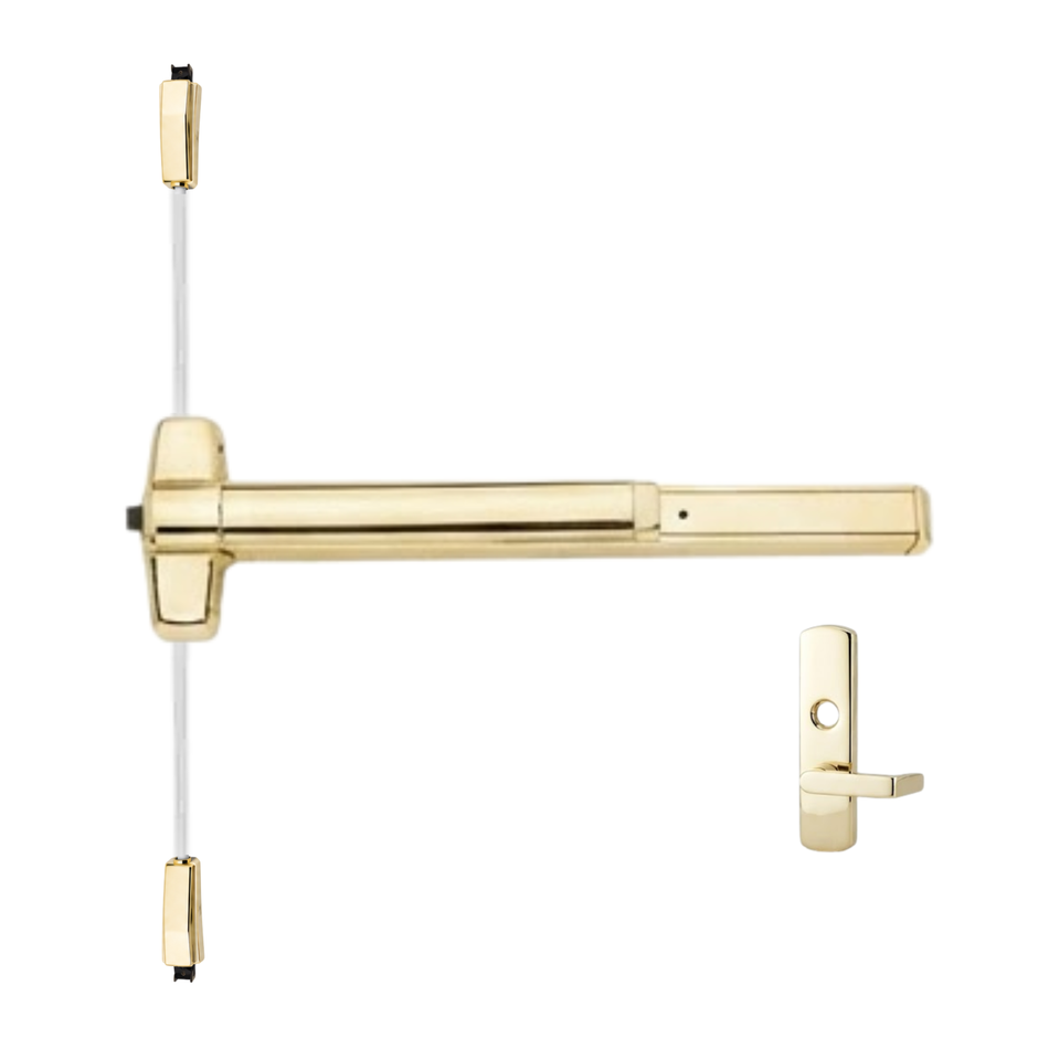 Von Duprin 9857L-NL/9957L-NL - Lever, Night Latch Surface Three Point Latch Device