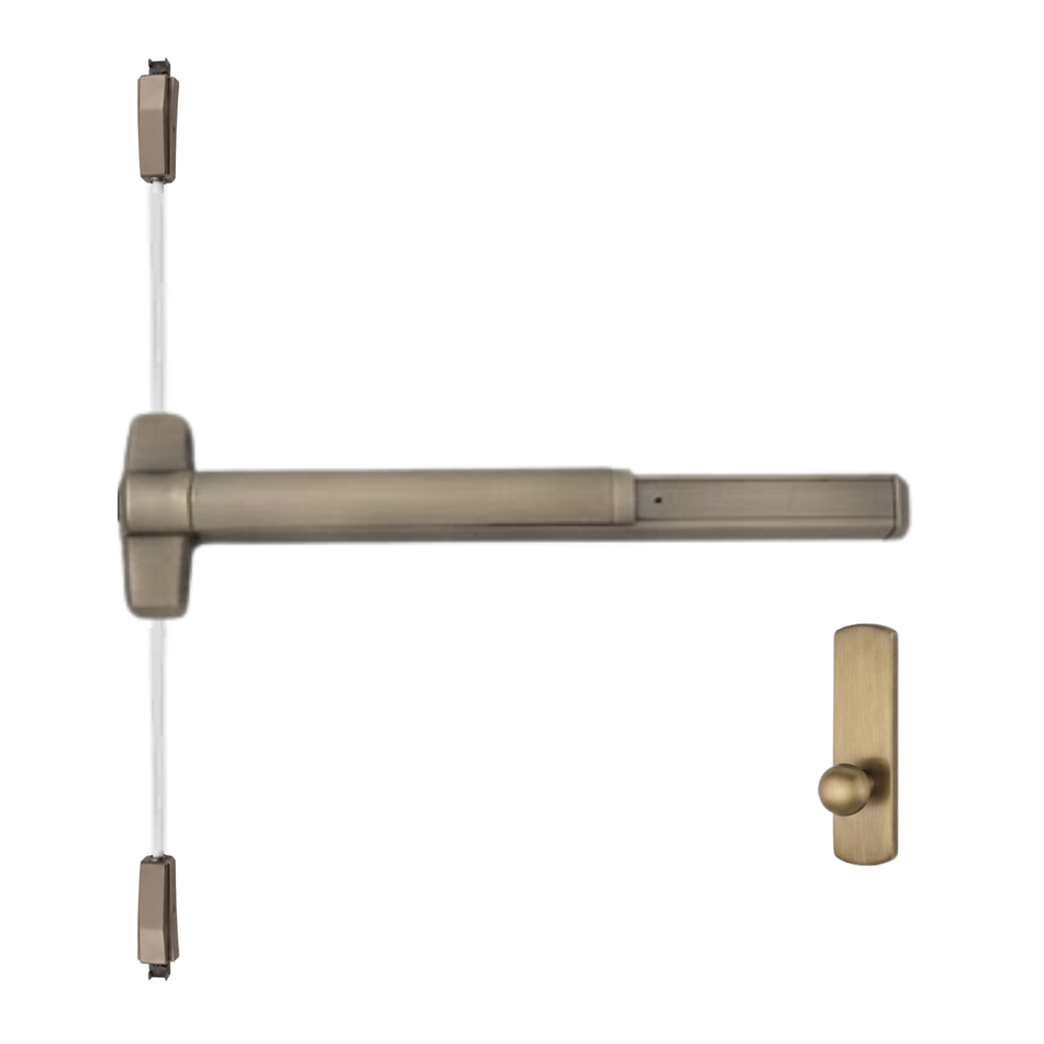 Von Duprin 9827K-BE/9927K-BE - Knob,Blank Escutcheon Surface Vertical Rod Device