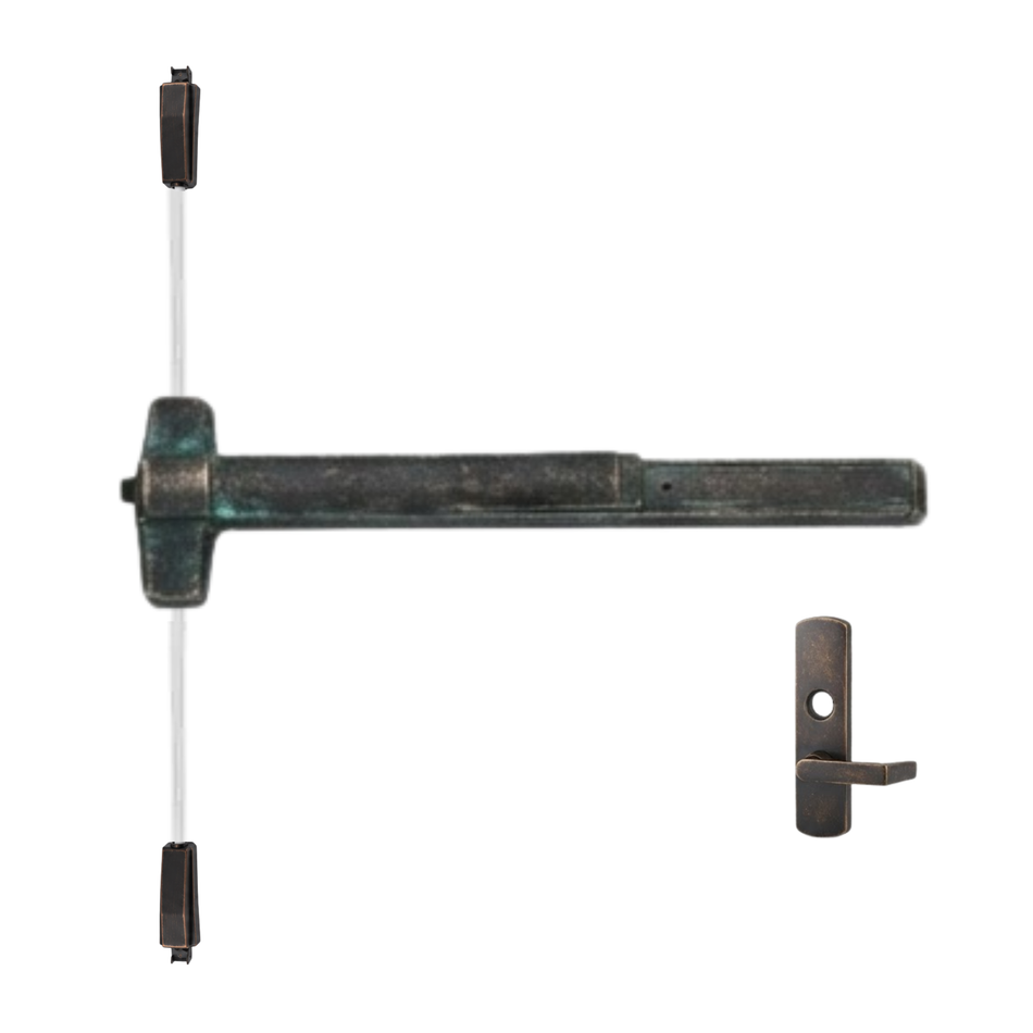 Von Duprin 9857L-NL/9957L-NL - Lever, Night Latch Surface Three Point Latch Device
