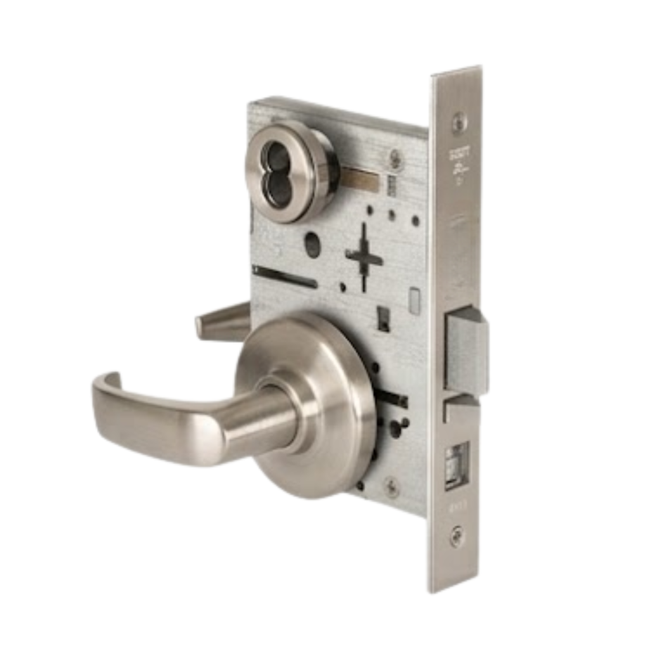 45H-7-A Office Latch Function Mortise Lock Single Keyed
