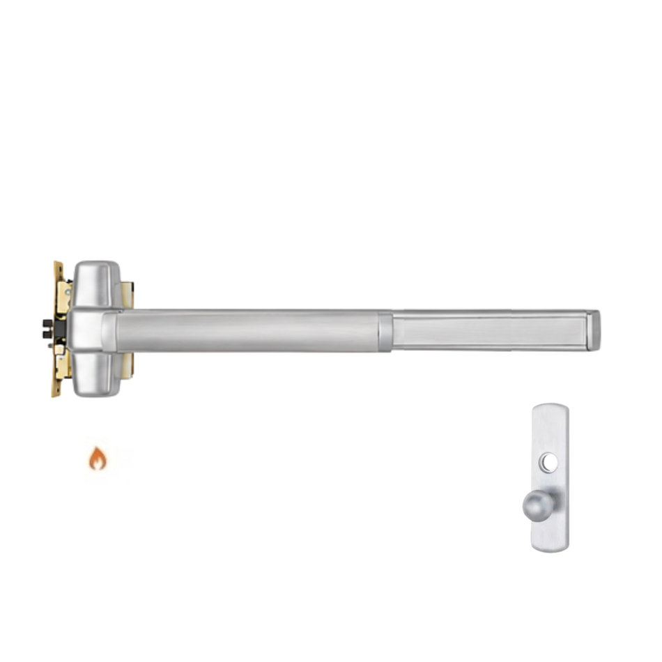 Von Duprin 9875K-NL-F/9975K-NL-F - Knob,Night Latch Mortise Lock Device - Fire Rated