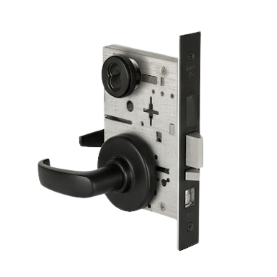 45H-7-A Office Latch Function Mortise Lock Single Keyed