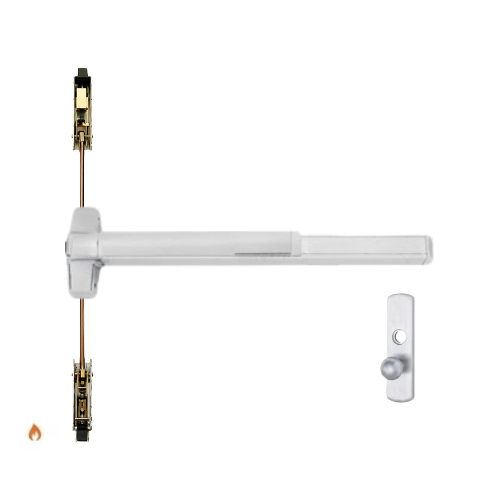 Von Duprin 9848K-F/9948K-F - Knob Concealed Vertical Rod Device - Fire Rated
